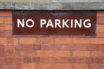 No Parking Sign Stock Photo