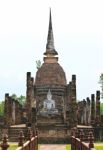 Wat Sa Si In Sukhothai Historical Park, Thailand Stock Photo