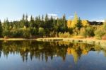 Autumn At Thingvellir National Park Iceland Stock Photo