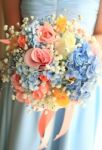 Bride With Bouquet Stock Photo