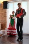 Calahonda, Andalucia/spain - July 3 : Flamenco Dancing At Calaho Stock Photo