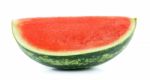 Watermelon Isolated On The White Background Stock Photo