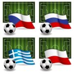 Group A Of 2012 Europe Soccer Stock Photo