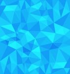 Blue Polygonal Background Stock Photo