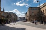 A View Along The Main Street In Oxford Stock Photo