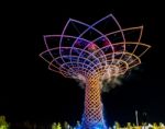 Tree Of Life At Expo In Milan Italy Stock Photo