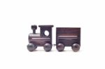 Children Toy Train Made Of Wood Stock Photo