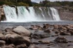 Maruia Waterfall Stock Photo