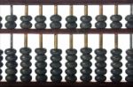 Old Wooden Abacus Stock Photo