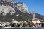 View Of Lecco On The Southern Shore Of Lake Como Stock Photo