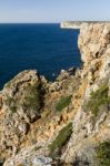 Beautiful Coastline In Sagres Stock Photo