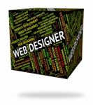 Web Designer Meaning Websites Www And Word Stock Photo