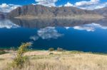 Lake Hawea Stock Photo