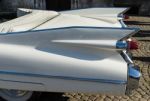 Cadillac Wedding Car In Market Square Bruge Stock Photo