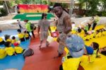 Kindergarten Students Visit The Zoo, In The Jul 15, 2016. Bangkok Thailand Stock Photo