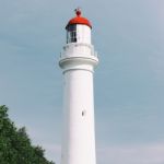 Split Point Lighthouse In Aireys Inlet Stock Photo