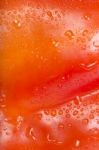 Fresh Red Bell Pepper Texture Stock Photo