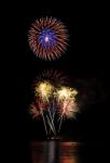 Colorful Fireworks Stock Photo