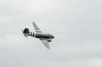 Douglas C-47a Skytrain N147dc Flying Over Shoreham Airfield Stock Photo