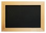 Old Chalk Board With Wood Frame Stock Photo