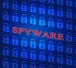 Hacked Spyware Shows Hacking Cyber And Theft Stock Photo