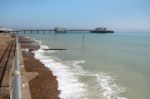 Worthing, West Sussex/uk - April 20 : View Of Worthing Pier In W Stock Photo