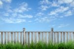 Wooden Fence Stock Photo