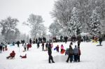 Winter Scene In East Grinstead Stock Photo