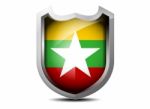 Flag Of Myanmar Stock Photo