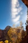 Waterfall In Zion Stock Photo