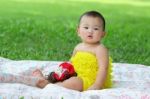 Little Asian Girl Stock Photo