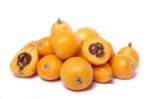 Loquat Fruit Stock Photo