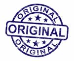 Original Stamp Stock Photo