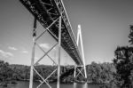 Batman Bridge By The Tamar River Near Sidmouth Stock Photo