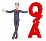 Q And A Means Frequently Asked Questions And Answer Stock Photo