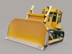 Heavy Crawler Bulldozer Stock Photo