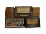 Old Radios Stock Photo