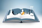 3d Open Book With Thailand Stock Photo