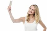 Let Me Take A Selfie Stock Photo