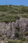 High Coastline Cliffs Stock Photo