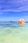 Asia In    Kho    Rocks Pirogue   Sea Stock Photo