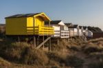 Nunstanton, Norfolk/uk - June 2 : Beach Huts At Hunstanton Norfo Stock Photo