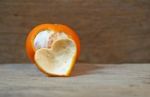 Honey Tangerines And Heart Shape Stock Photo