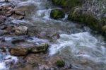 View Of The Bicaz Gorge Between Moldavia And Transylvania Stock Photo