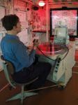 Mannequin In War Room On Hms Belfast Stock Photo