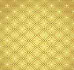 Gold Plus Sign And Rectangle Seamless Pattern On Pastel Backgrou Stock Photo