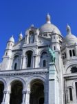 Basilique Du Sacre Coeur Stock Photo