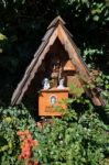 Well Kept Graveyard At The Maria Hilf Pilgrimage Church In Halls Stock Photo