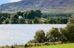 Celtic Church At Loch Alvie Stock Photo