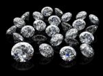 Diamond Jewel Stone Stock Photo